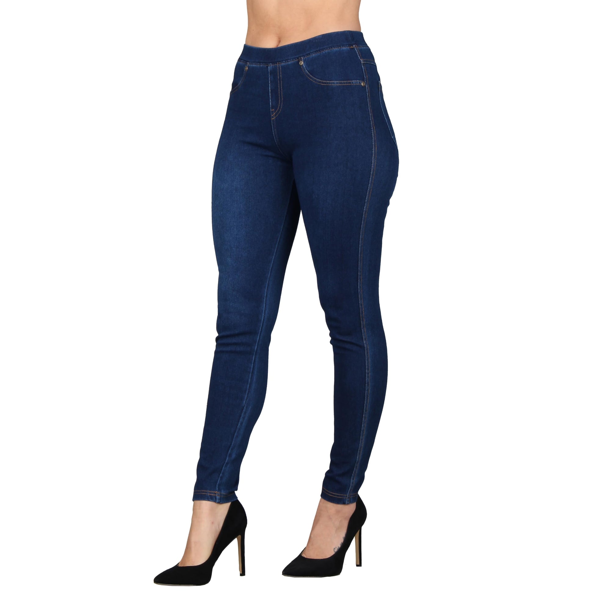 Lildy Women's Denim Jeggings, Stretchable Cotton Blend