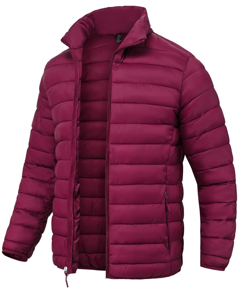SPOSULEI Men Puffer Down Jacket Packable Lightweight Winter Jackets Coats Outdoor Waterproof Insulated Jackets-7