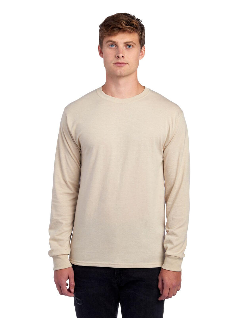 Jerzees Mens Dri-Power Cotton Blend Long Sleeve Tees, Moisture Wicking, Odor Protection, UPF 30+, Sizes S-3x-44