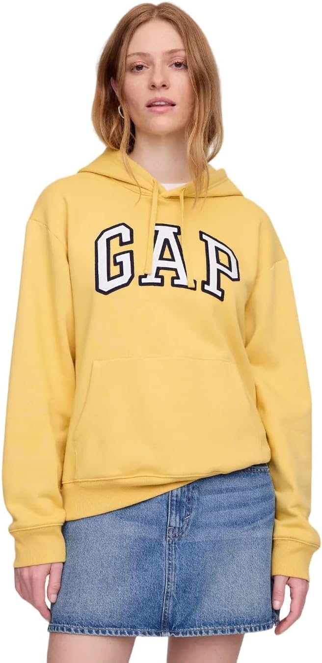 GAP Women's Logo Hoodie Hooded Pull-on Sweatshirt-79