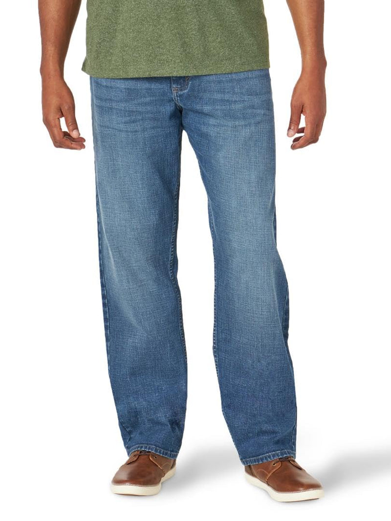 Wrangler Mens Men's Free-to-Stretch Relaxed Fit Jean-62