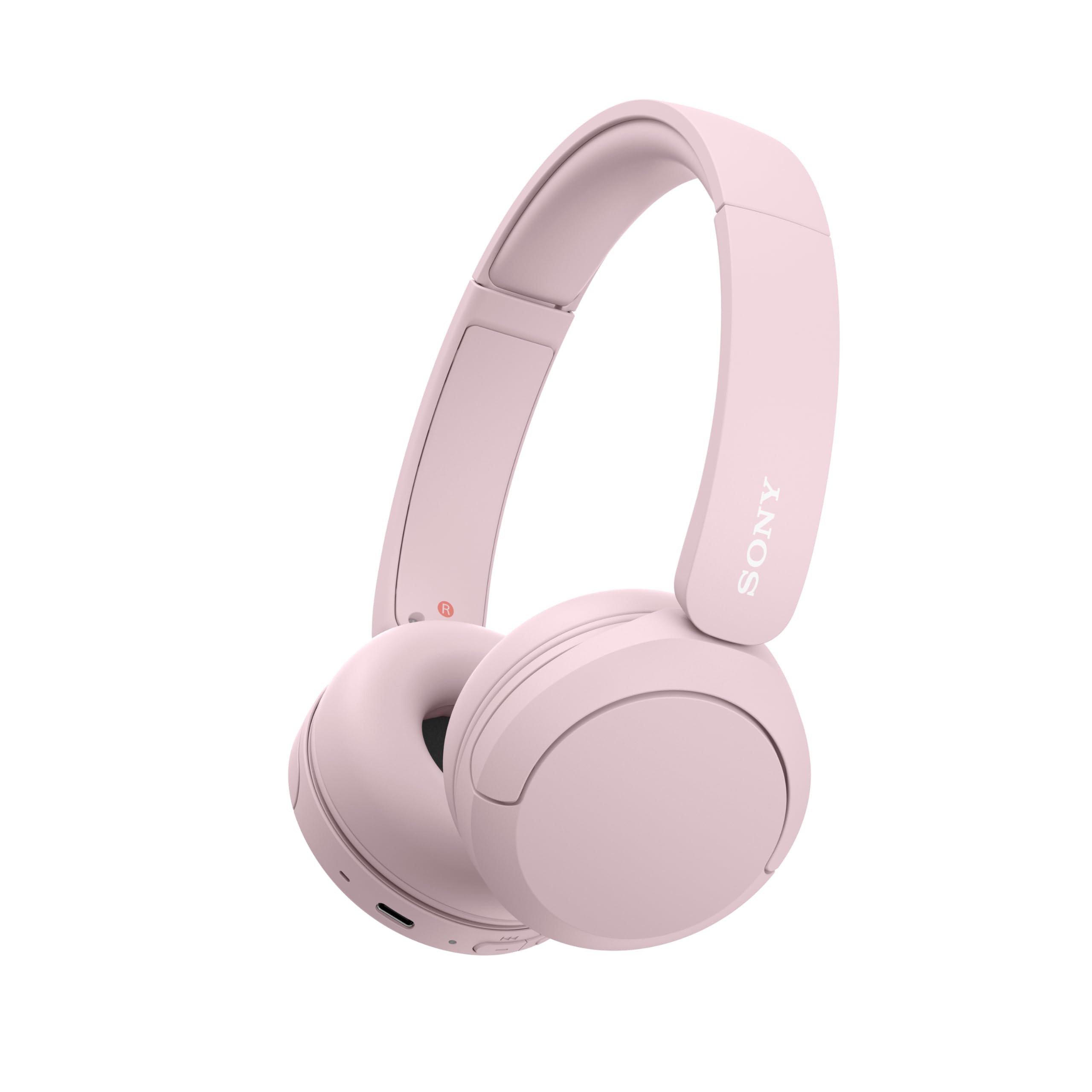 Sony WH-CH520 Wireless Headphones Bluetooth On-Ear Headset with Microphone and up to 50 Hours Battery Life with Quick Charging, Blue