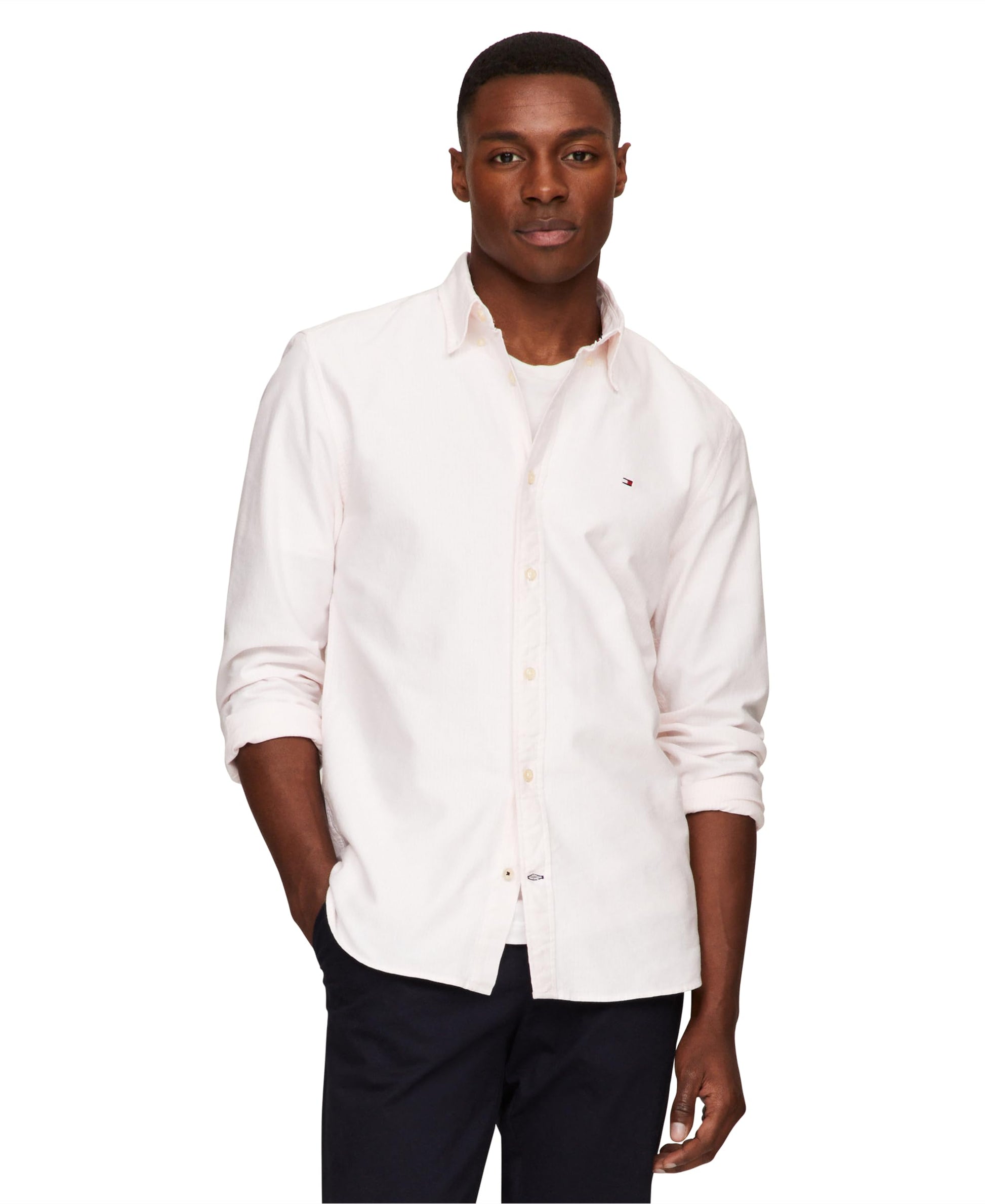 Tommy Hilfiger Mens Long Sleeve Button Down Oxford Shirt in Regular Fit-6