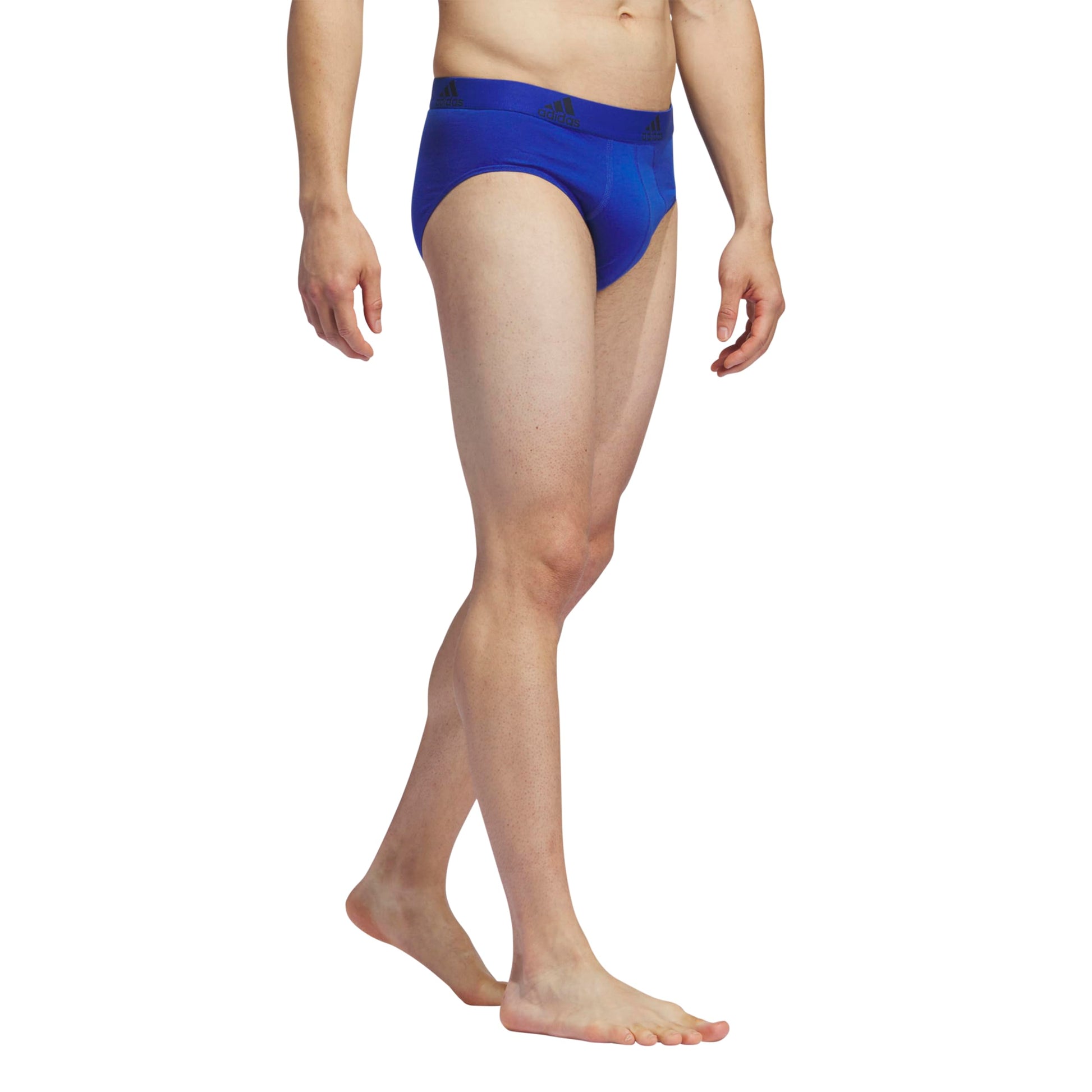 adidas mens Performance Stretch Cotton Brief Underwear (3-pack) Designed for Active Comfort and All Day Wear.-57