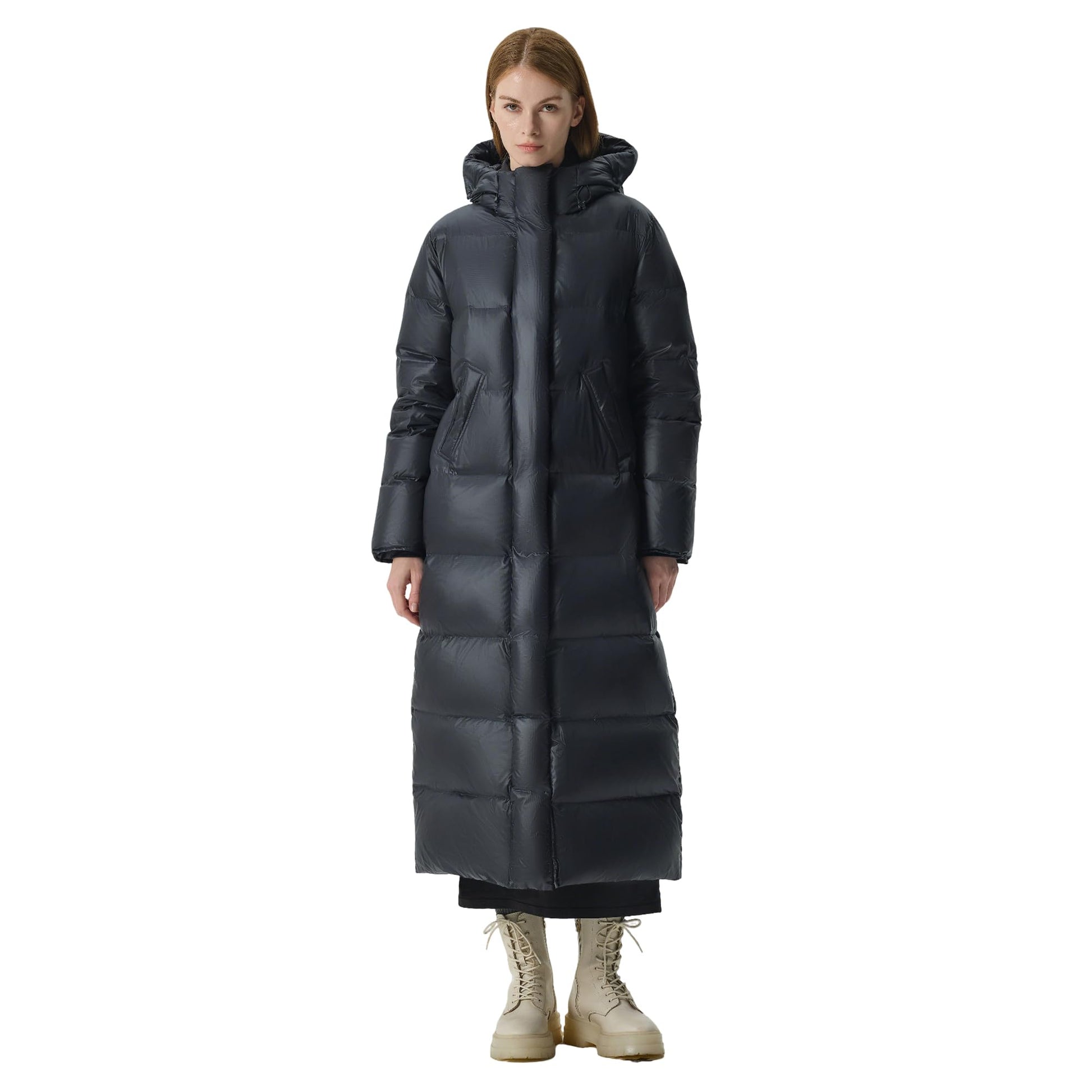 Fitouch Women's Waukee Long Down Coat Parka Jacket | 750+ Fill Power | Full-Length-27