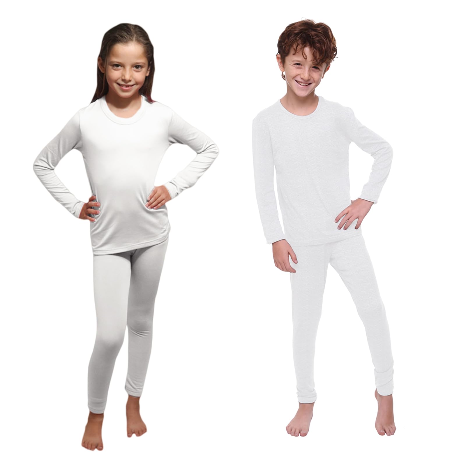 Ultra Dry Thermal Underwear For Kids Long Johns Fleece Lined Leggings And Shirt Boy And Girl Unisex Underwear Base Layer