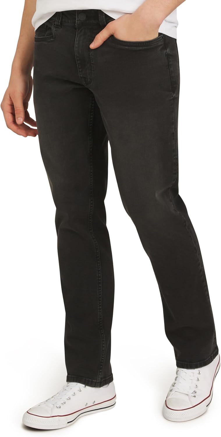 Quiksilver Men's 5 Pocket Straight Fit Stretch Waist Denim Jeans-41