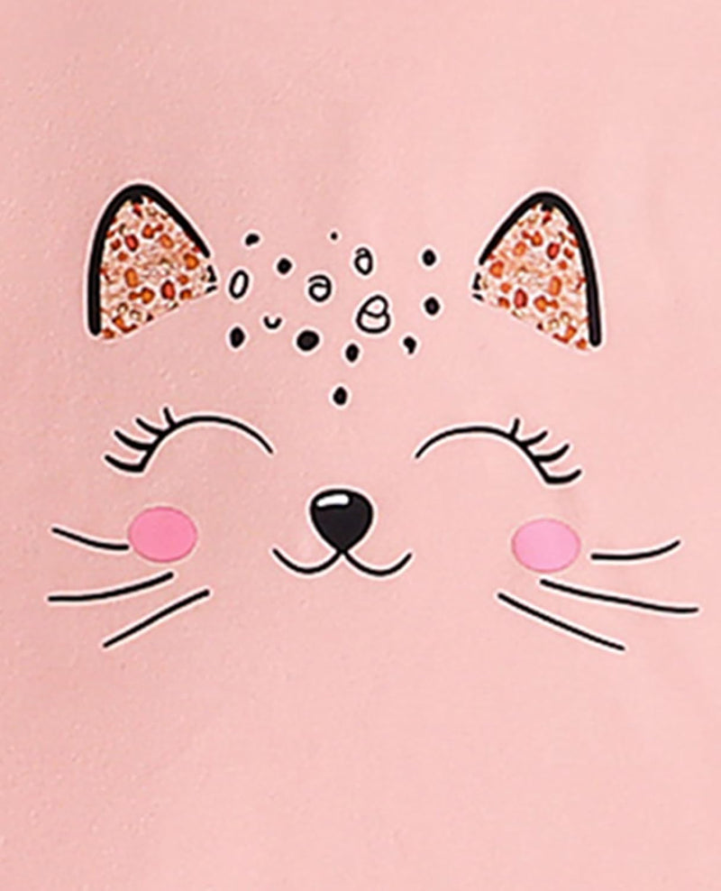 VeryNew Toddler Girl Clothes Sets, 2Pcs Cute Fall Outfit for Little Girls, Long Sleeve Top & Pants for Size 4-8T