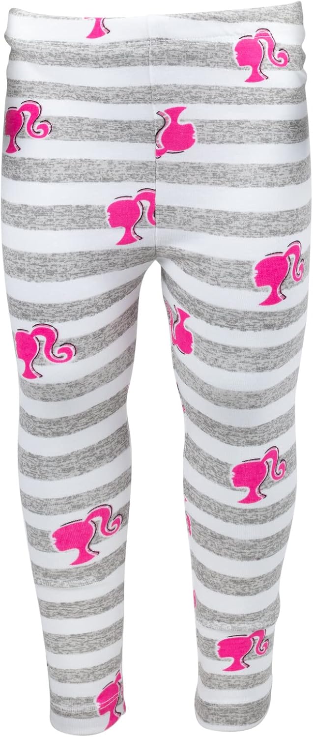 Barbie Girls Fleece Hoodie and Leggings Outfit Set Toddler to Big Kid Sizes (2T - 18-20)