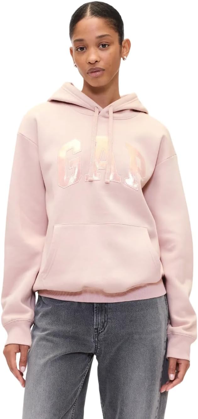GAP Women's Logo Hoodie Hooded Pull-on Sweatshirt-26