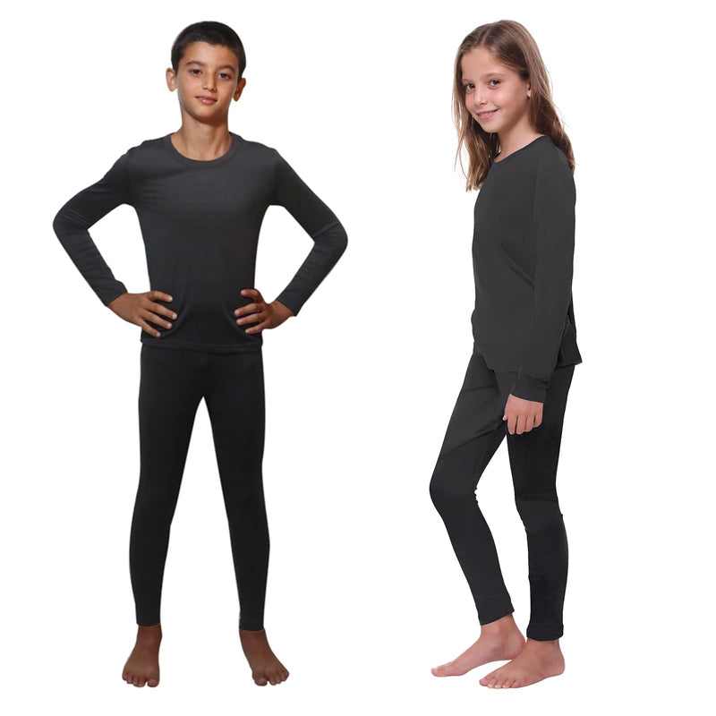 Ultra Dry Thermal Underwear For Kids Long Johns Fleece Lined Leggings And Shirt Boy And Girl Unisex Underwear Base Layer