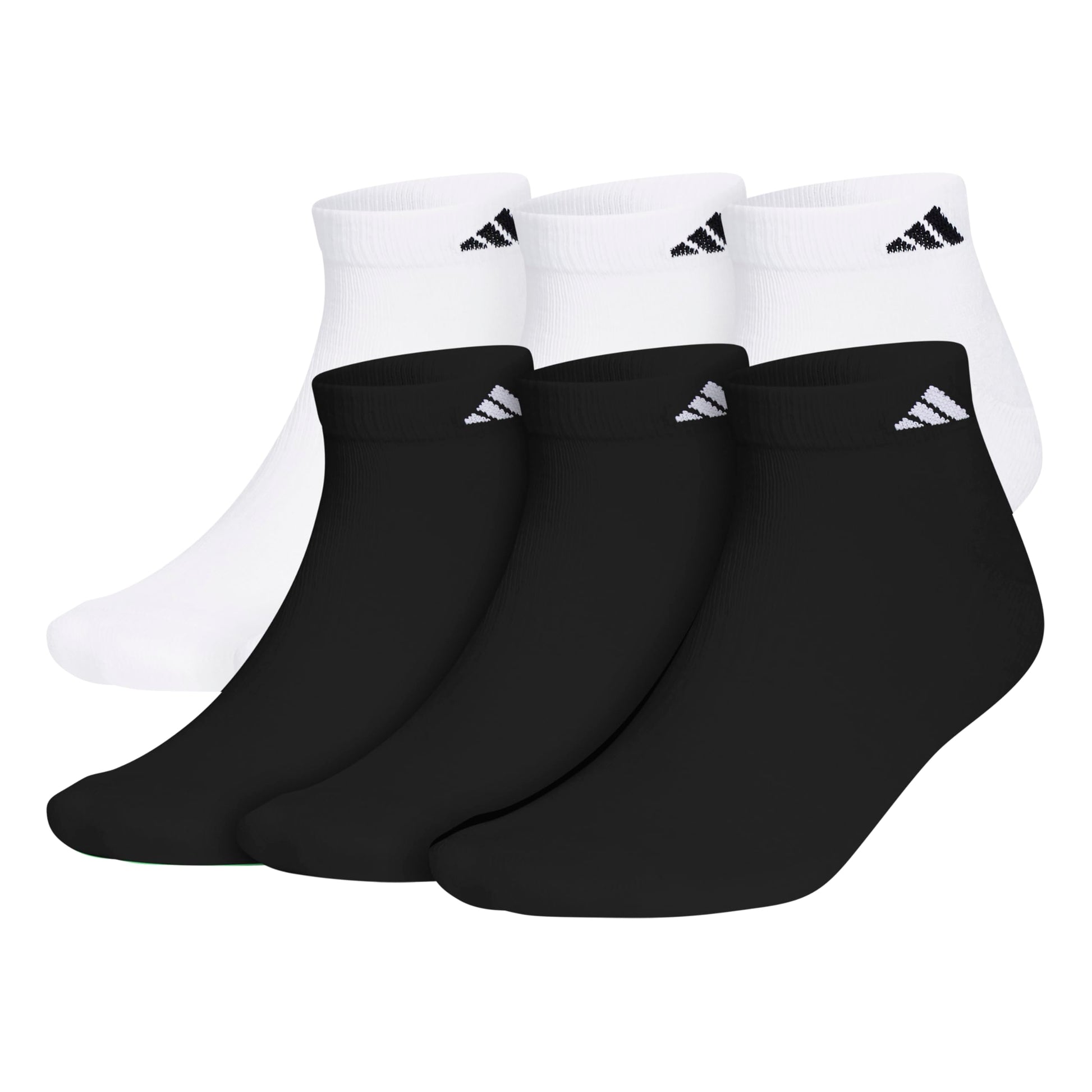 adidas Men's Athletic Cushioned Low Cut Ankle Socks (6-Pair Pack)-11