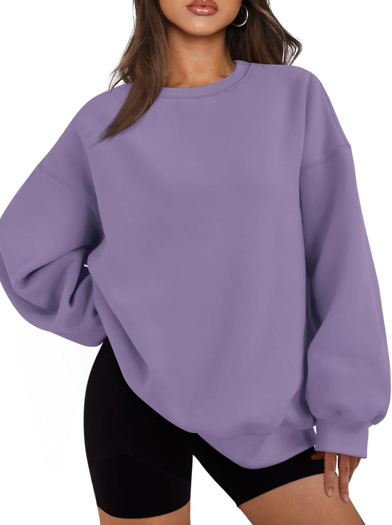 EFAN Womens Oversized Sweatshirts Hoodies Fleece Crewneck Sweaters Casual Tops Comfy Fall Fashion Outfits Winter Clothes 2026-27