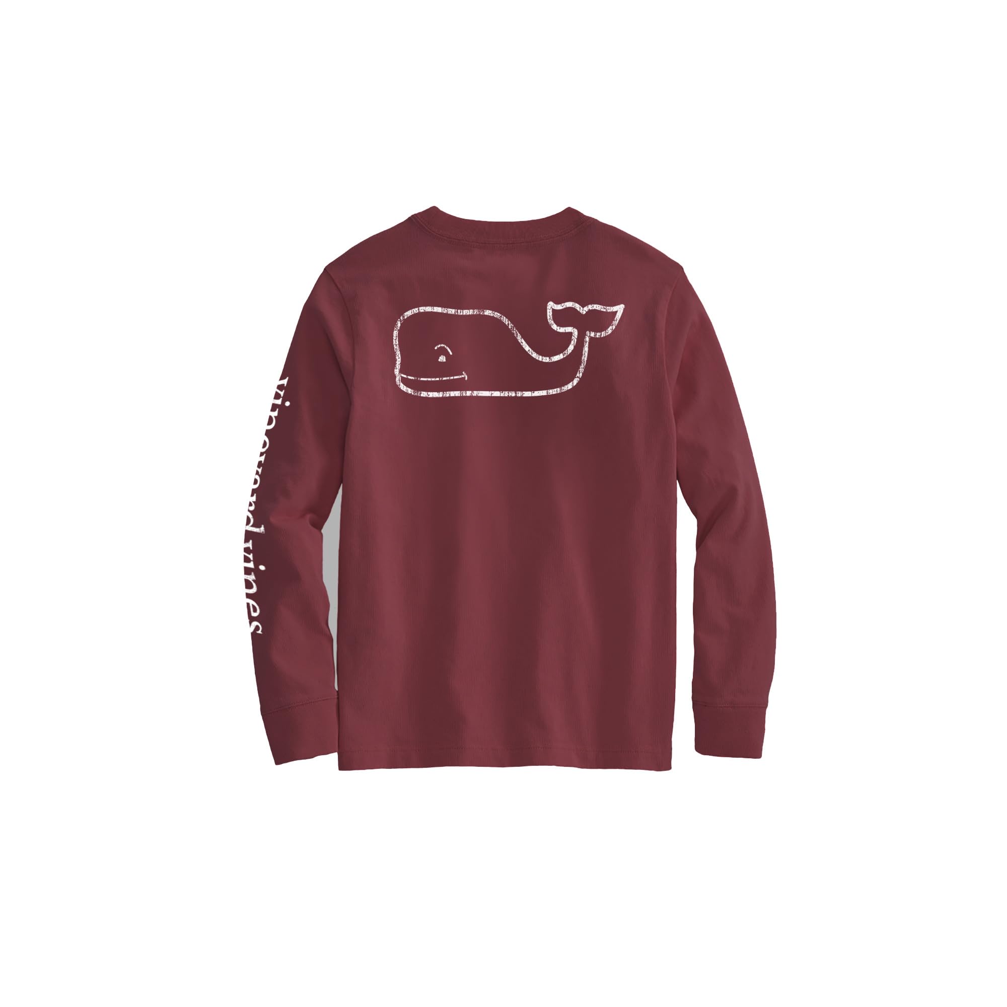 vineyard vines Boys Long Sleeve Vintage Whale Pocket T-Shirt