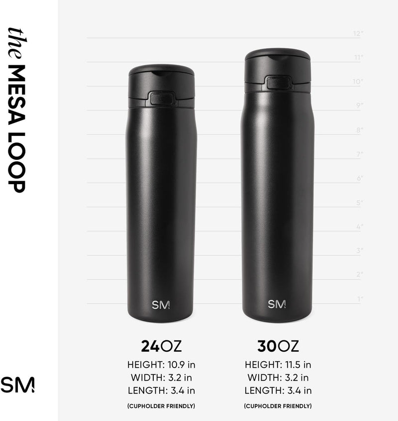 Simple Modern Water Bottle with Straw & Handle | 30oz | Tortoise