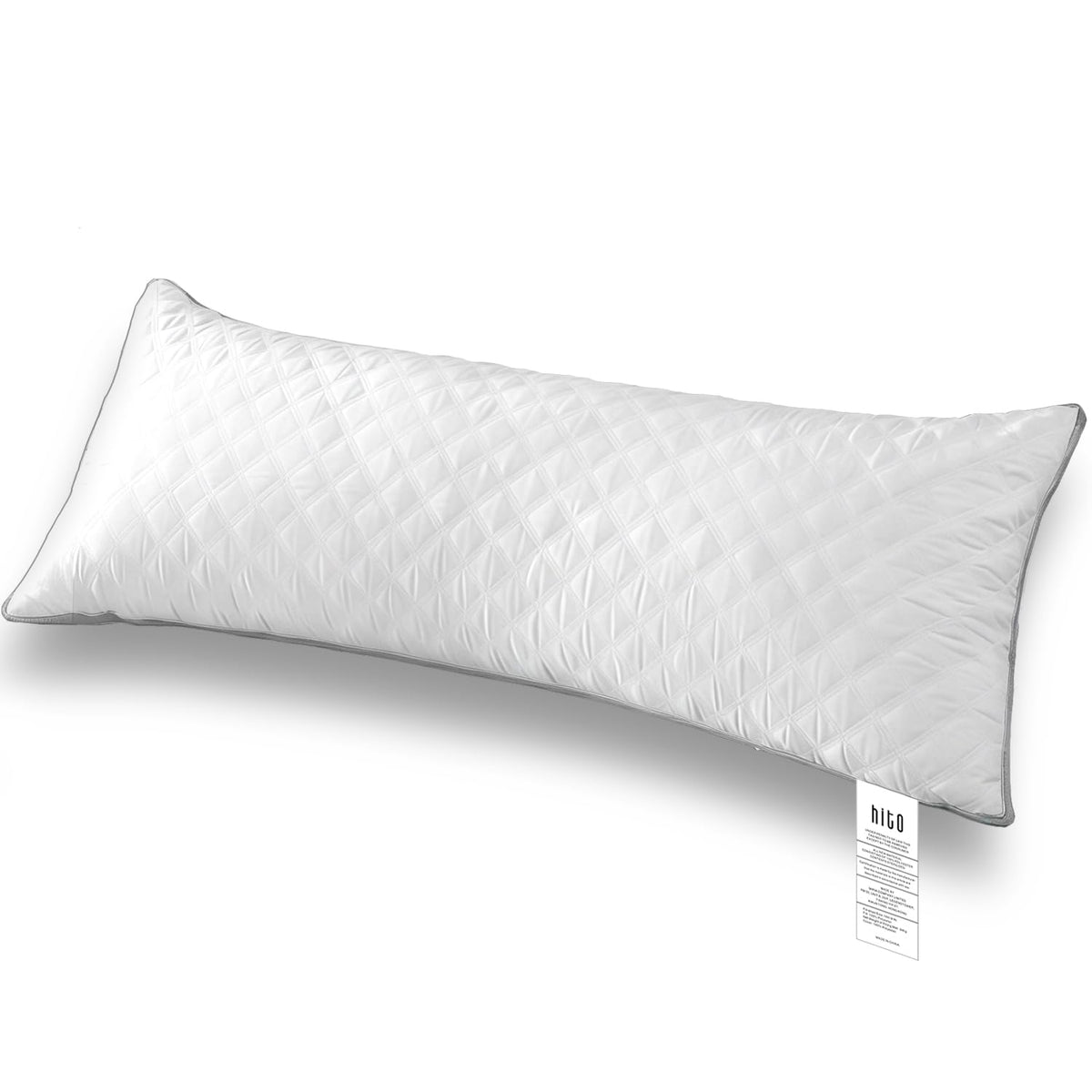 HITO 12x20 Pillow Inserts (Set of 2)- 100% Cotton Covering Down Alternative Throw Pillows White for Couch Bed Sofa