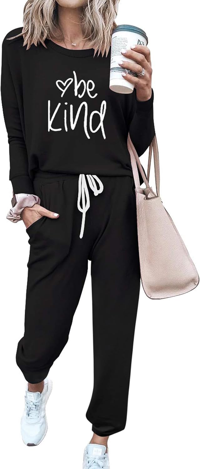 PRETTYGARDEN Women Fall 2 Piece Lounge Outfit Long Sleeve Tops High Waisted Jogger Pants Set Spring Travel Clothes Tracksuit-13