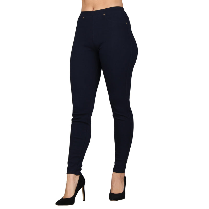 Lildy Women's Denim Jeggings, Stretchable Cotton Blend