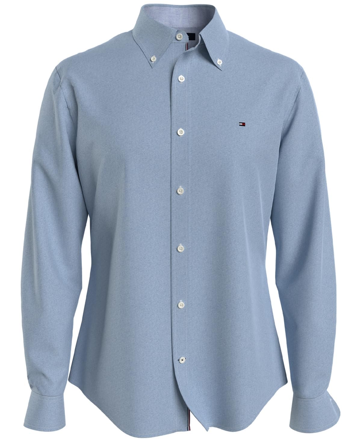 Tommy Hilfiger Mens Long Sleeve Button Down Oxford Shirt in Regular Fit-21