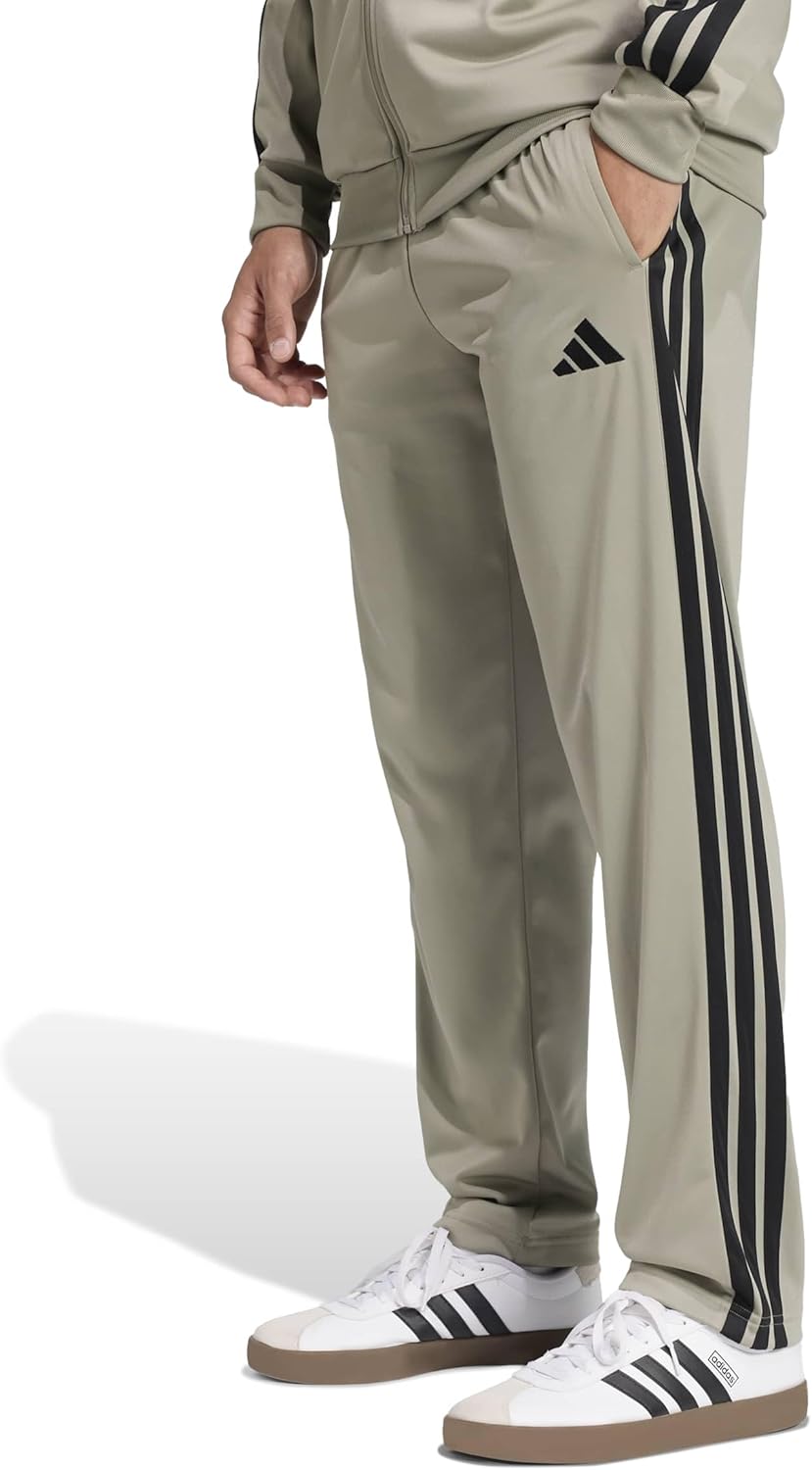 Adidas Mens 3-Stripes Tricot Open Hem Track Pants-29
