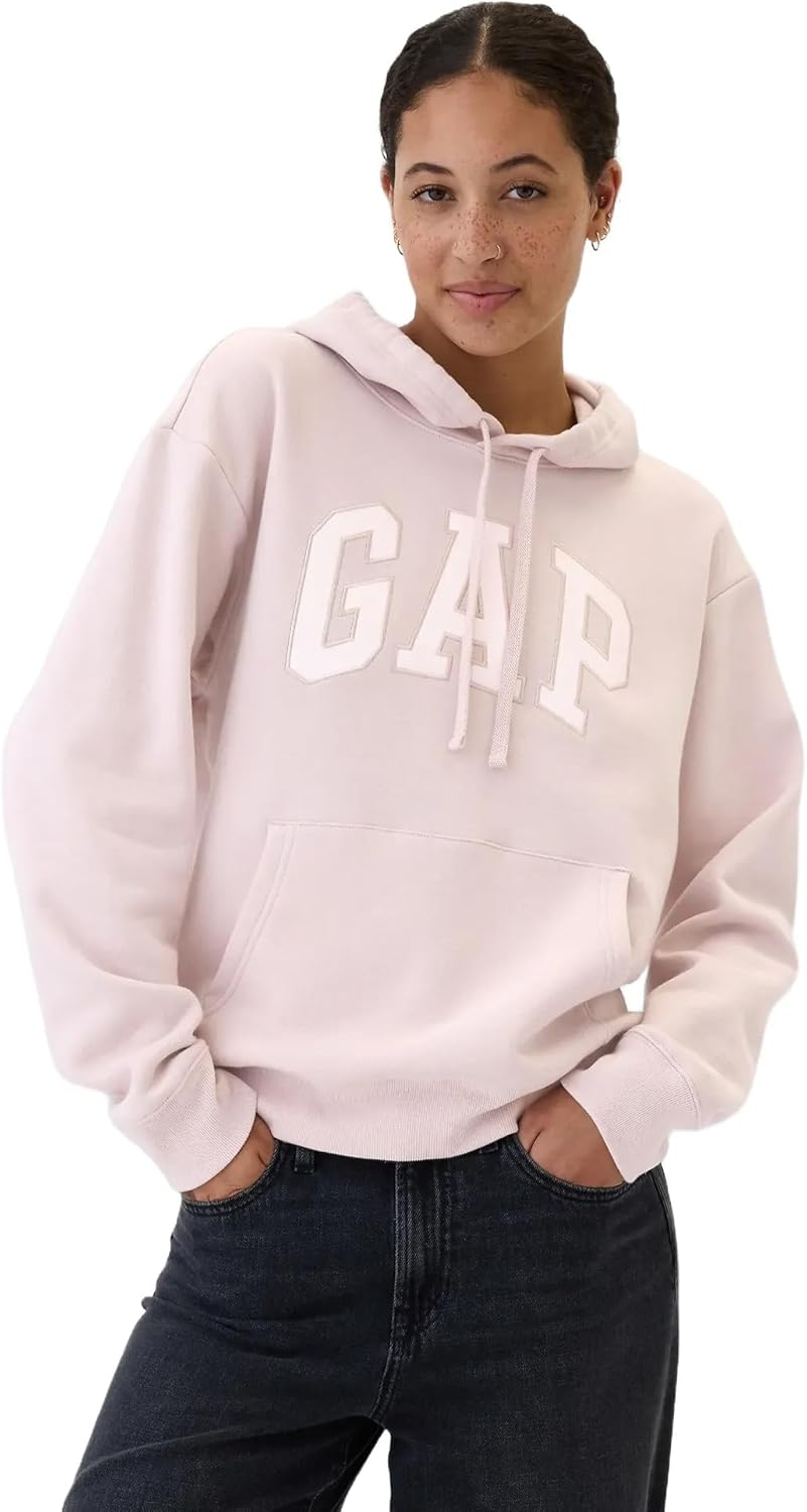 GAP Women's Logo Hoodie Hooded Pull-on Sweatshirt-78
