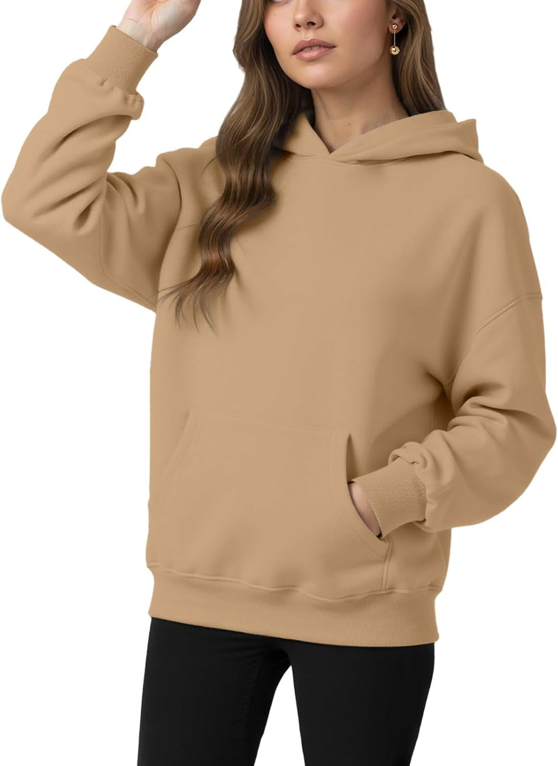 Womens Winter Fleece Hoodies Sweatshirts - Long Sleeve Pullover Sweaters With Pocket 2025 Fashion Outfits-26