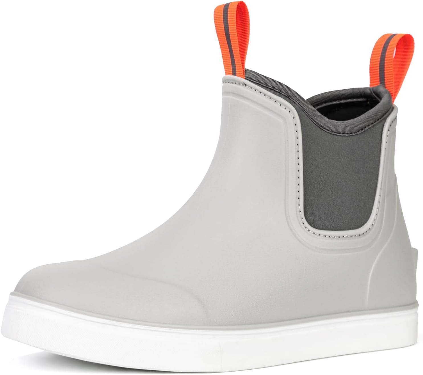 Women's Deck Boots Waterproof Ankle Rain Boots Outdoor Fishing Garden Boots for Women Anti-Slip Lightweight Comfortable Work Shoes-3