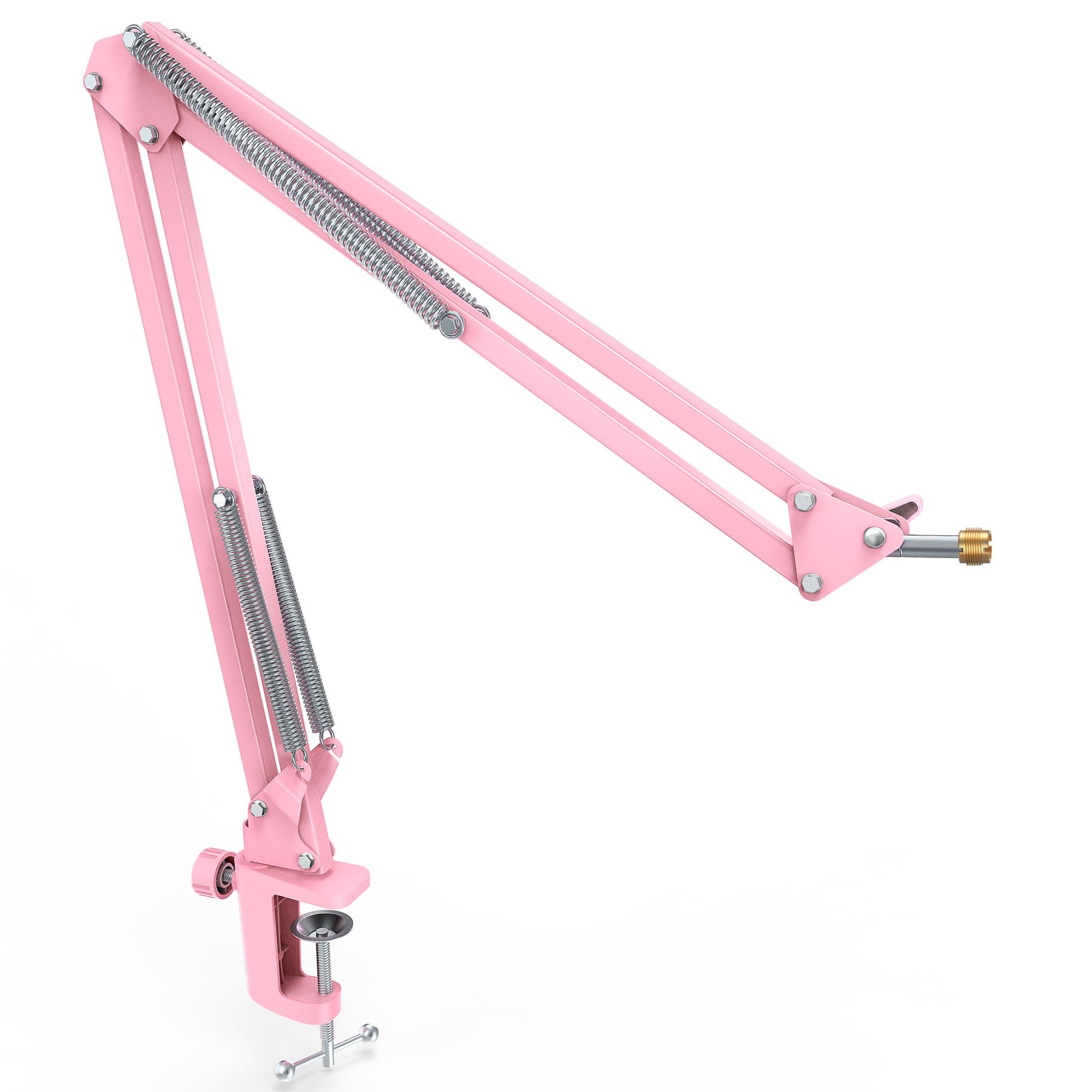 Microphone Arm Stand, FIFINE Suspension Boom Scissor Mic Stand with Heavy Duty Clamp, 3/8" to 5/8" Adapter, for Voice-over, Gaming, Recording, Studio, Home Office (CS1)