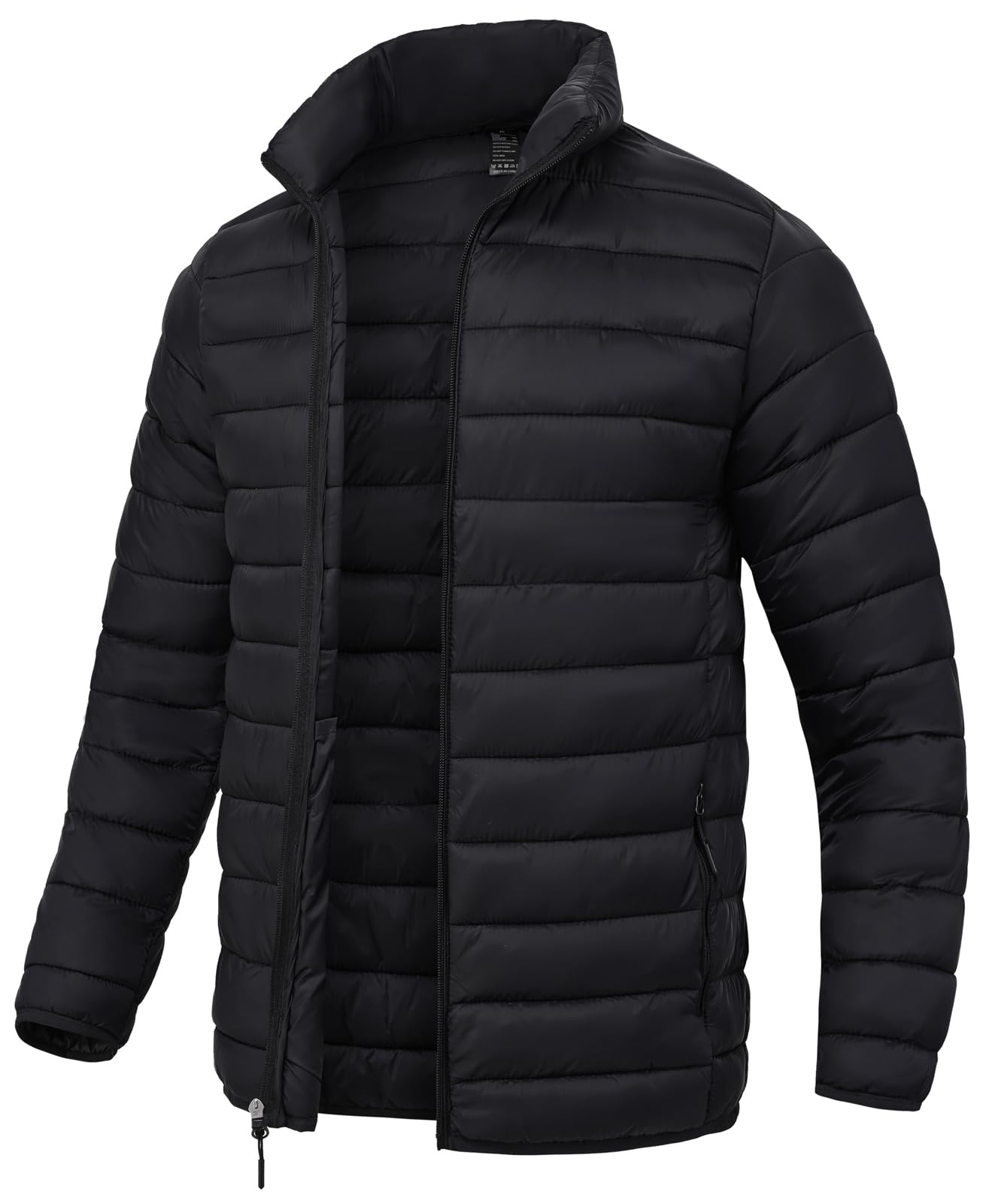 SPOSULEI Men Puffer Down Jacket Packable Lightweight Winter Jackets Coats Outdoor Waterproof Insulated Jackets