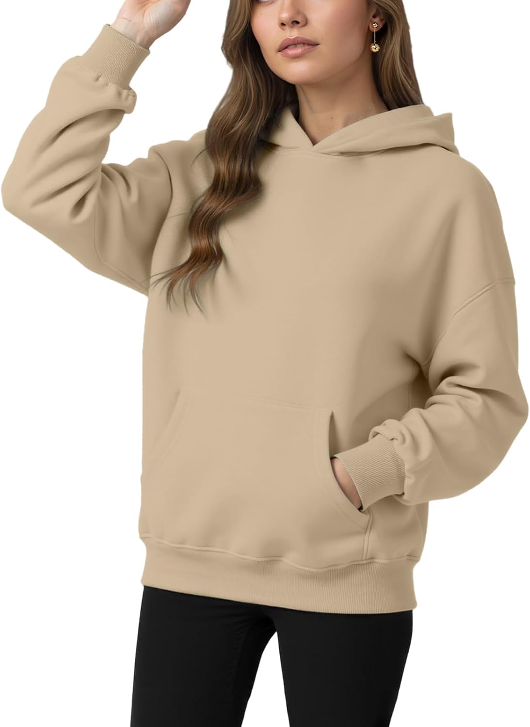 Womens Winter Fleece Hoodies Sweatshirts - Long Sleeve Pullover Sweaters With Pocket 2025 Fashion Outfits-28