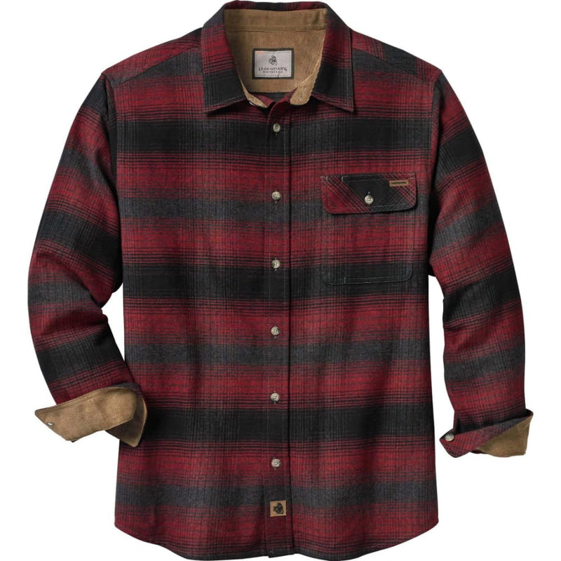 Legendary Whitetails Men's Flannel Shirt Long Sleeve Button Down 100% Cotton-62