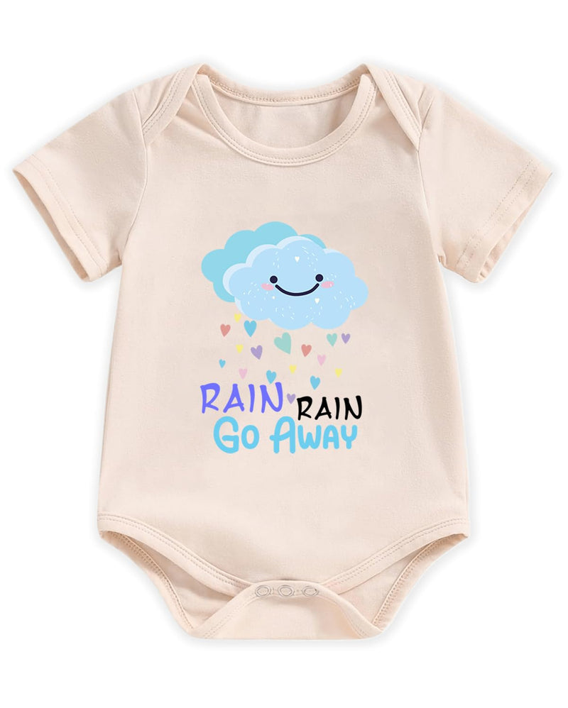 Honeypawpaw Newborn Infant Baby Boys Girls Bodysuit, Lap Shoulder Snap Closure Romper Reveal, Soft Cotton Announcement Gift-18