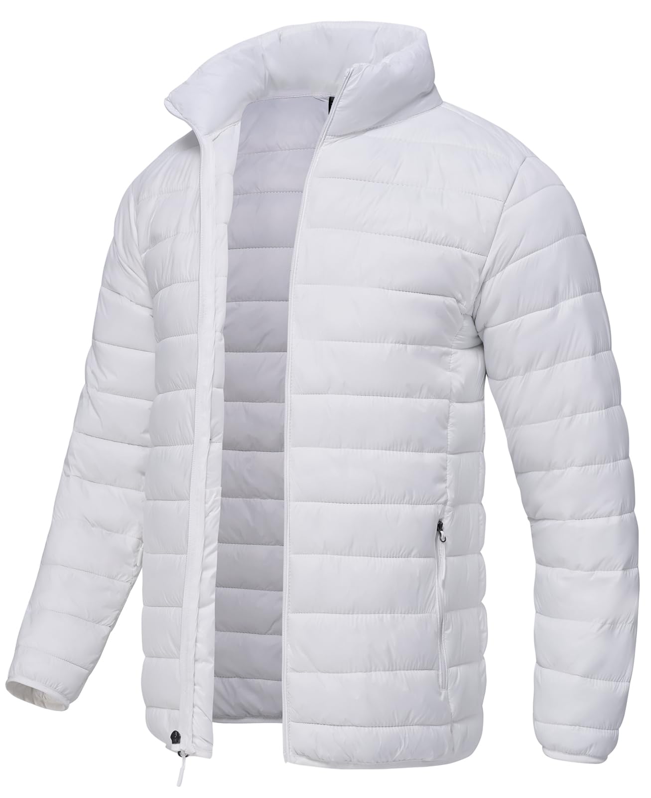 SPOSULEI Men Puffer Down Jacket Packable Lightweight Winter Jackets Coats Outdoor Waterproof Insulated Jackets