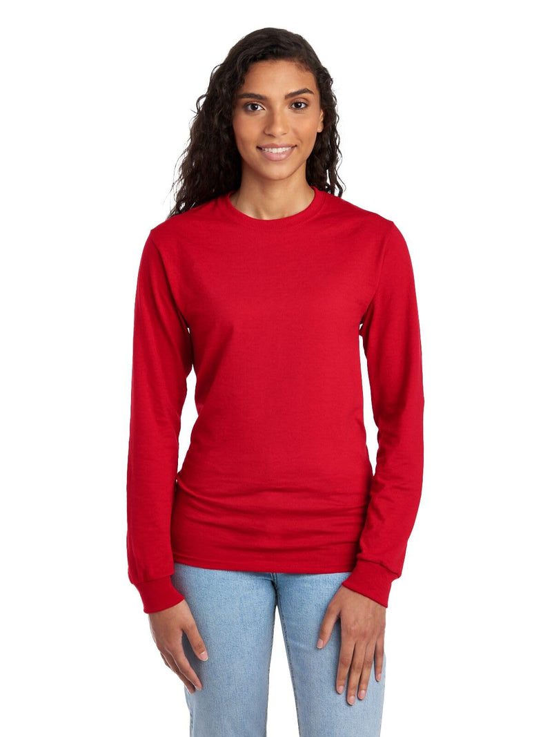 Jerzees Mens Dri-Power Cotton Blend Long Sleeve Tees, Moisture Wicking, Odor Protection, UPF 30+, Sizes S-3x-49