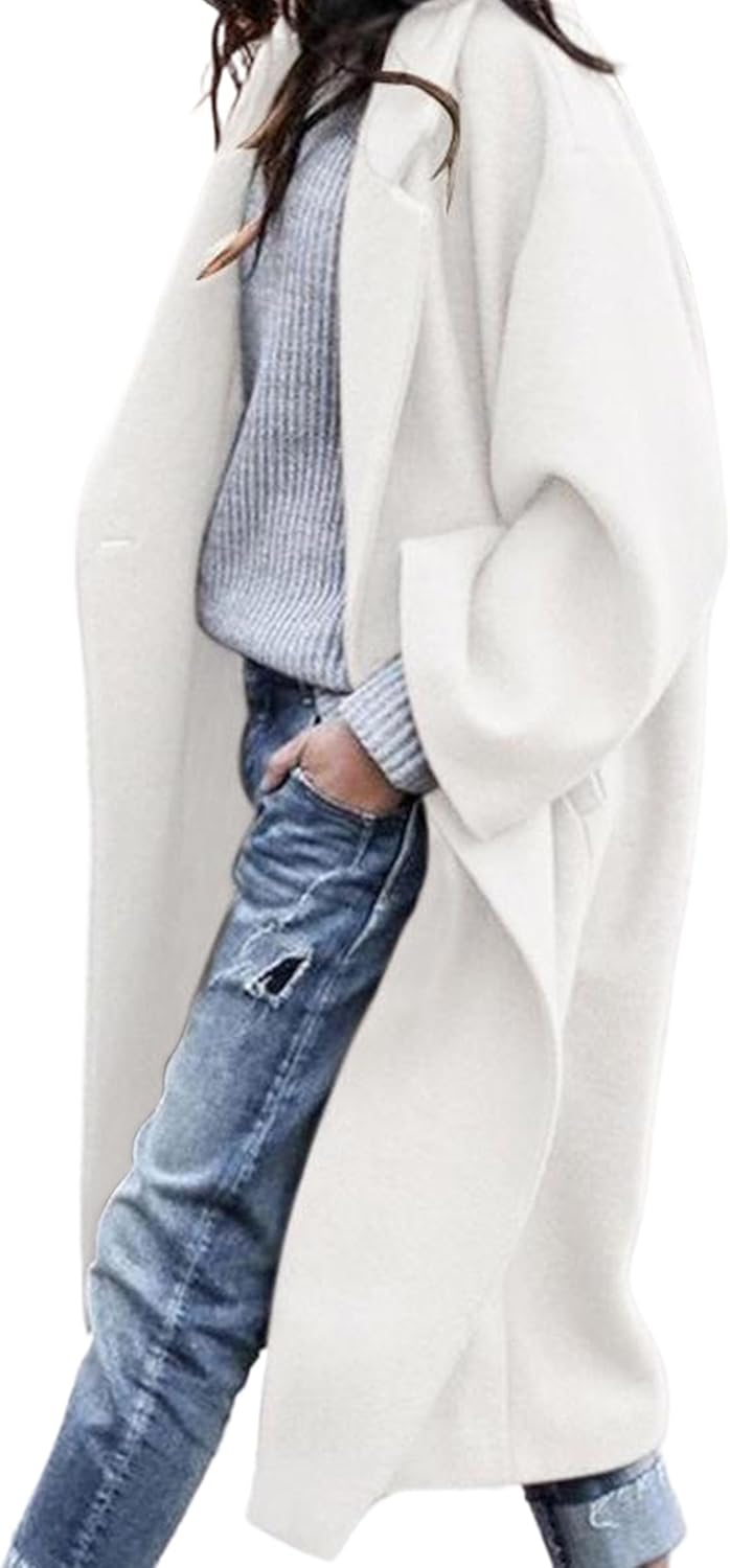 PRETTYGARDEN Womens Winter Coats 2026 Trendy Long Sleeve Notch Lapel Button Long Jackets Casual Oversized Vacation Outfits-10