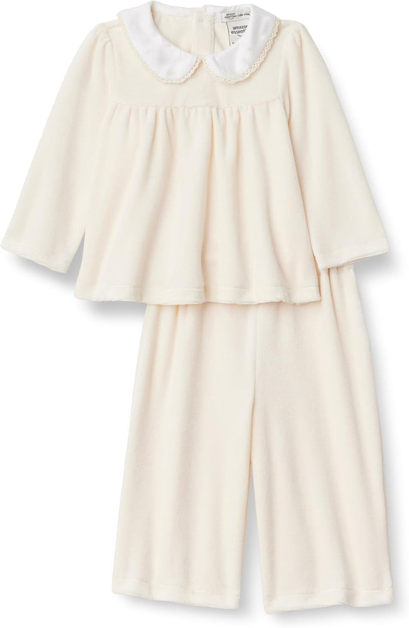 Amazon Essentials x Sofia Grainge Toddlers and Baby Girls' Corduroy Velour Set