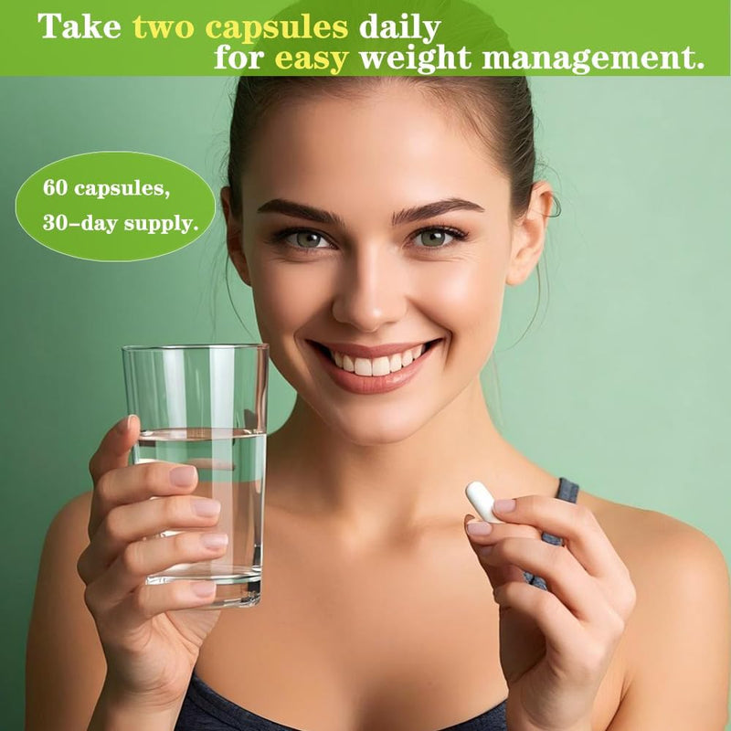 Lipo-zem Capsules - 100% Natural Ingredients, Vegan Non-GMO, Gluten-Free