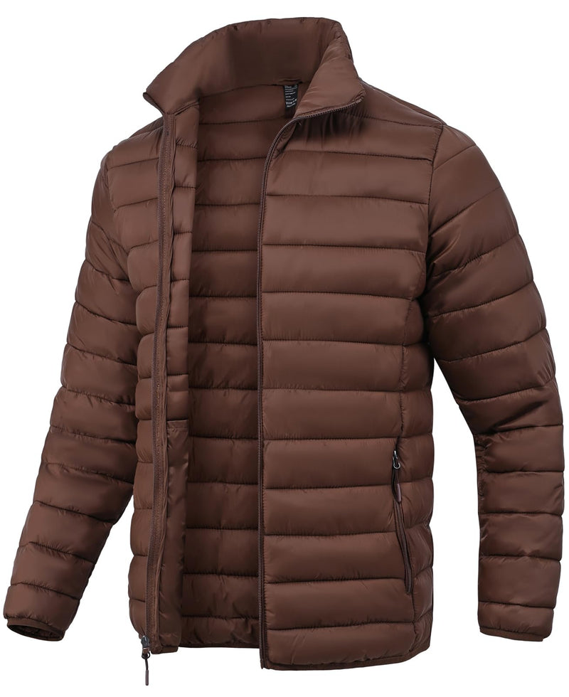 SPOSULEI Men Puffer Down Jacket Packable Lightweight Winter Jackets Coats Outdoor Waterproof Insulated Jackets-6
