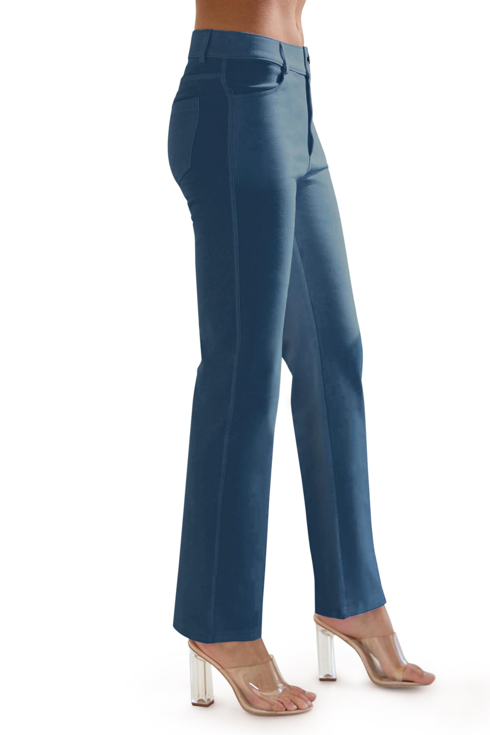 Prolific Health Women's Jean Denim Look Jeggings Straight Leg Many Colors Spandex Leggings Pants S-XXXL