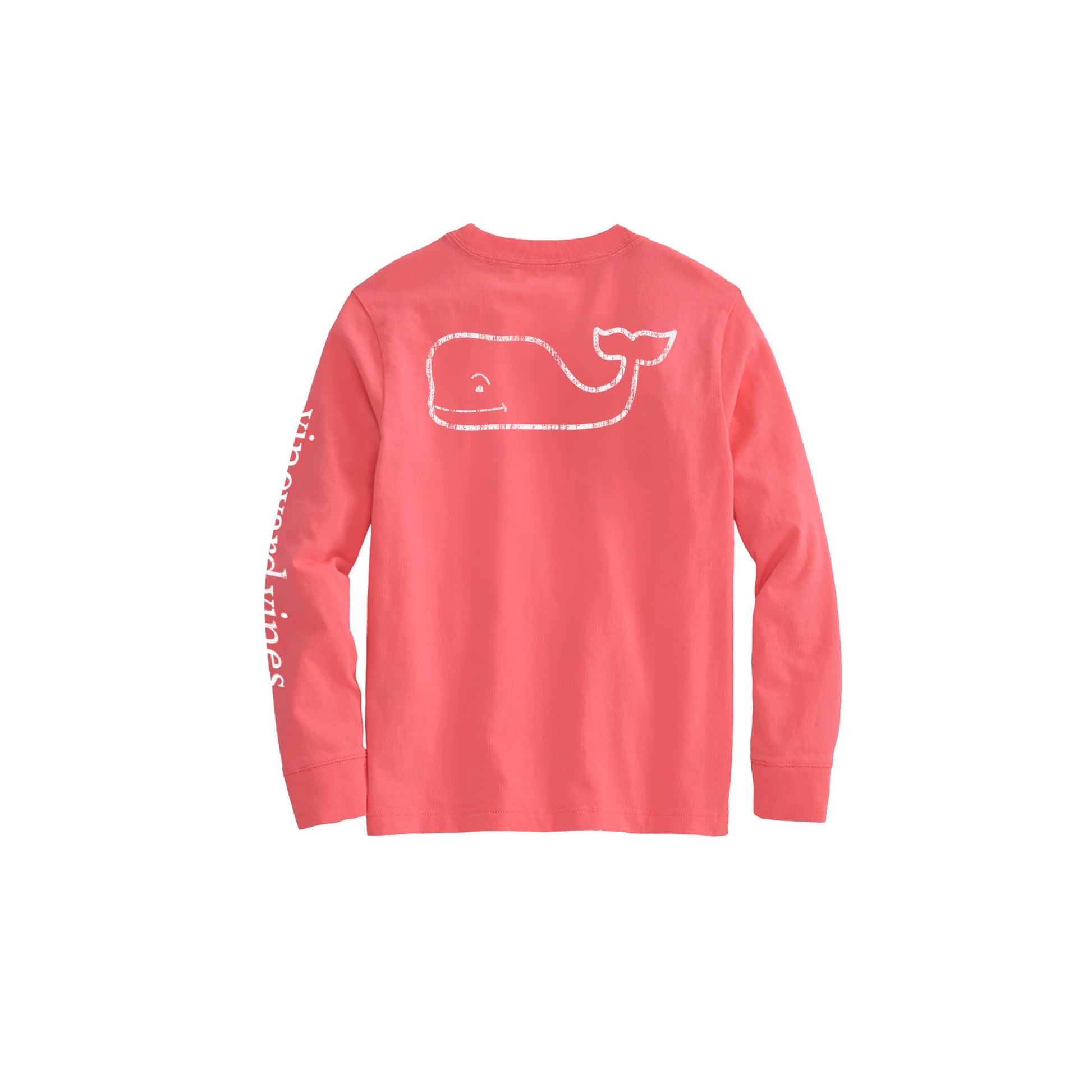 vineyard vines Boys Long Sleeve Vintage Whale Pocket T-Shirt
