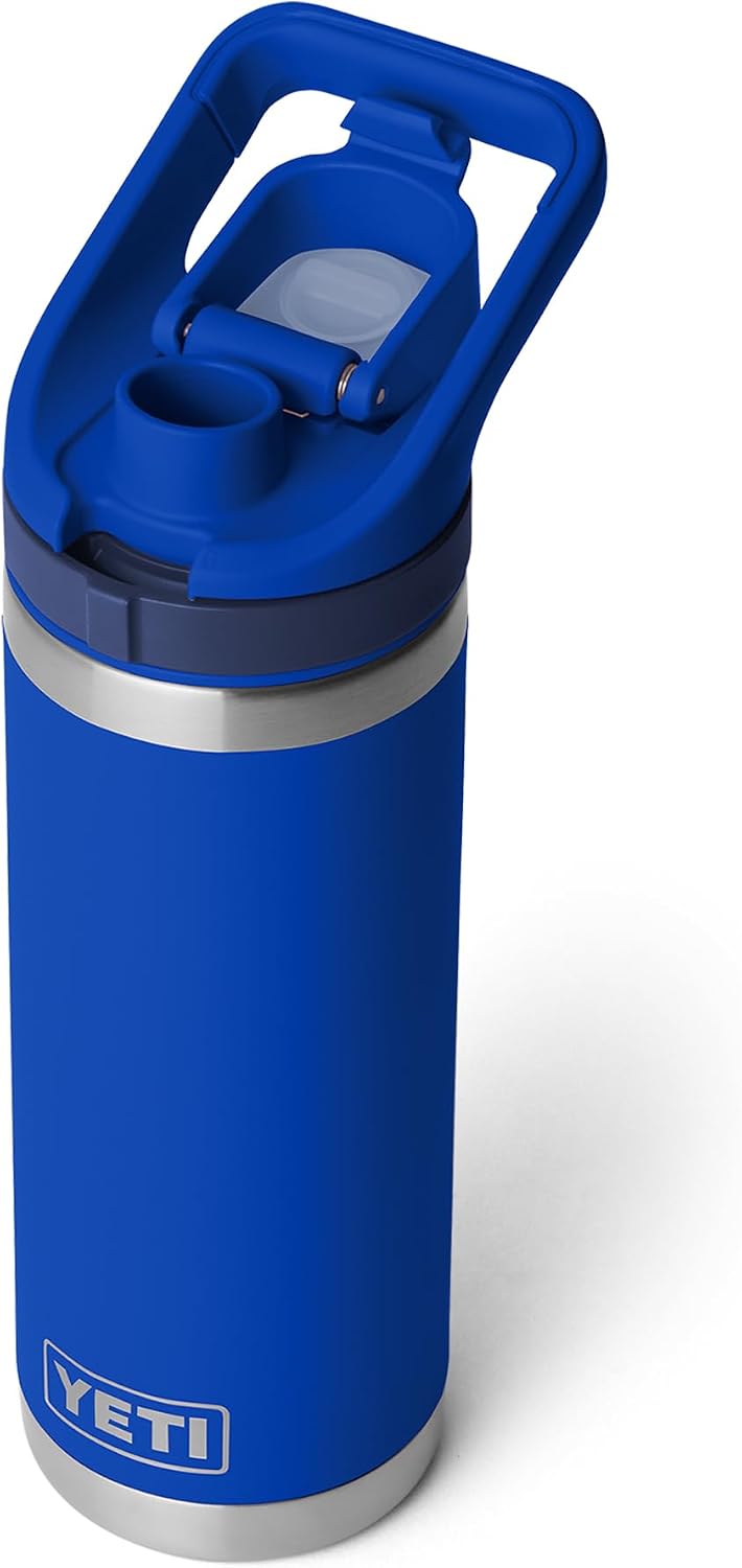 YETI Rambler 18 oz Leakproof Bottle with Flip Chug Cap, Royal Blue