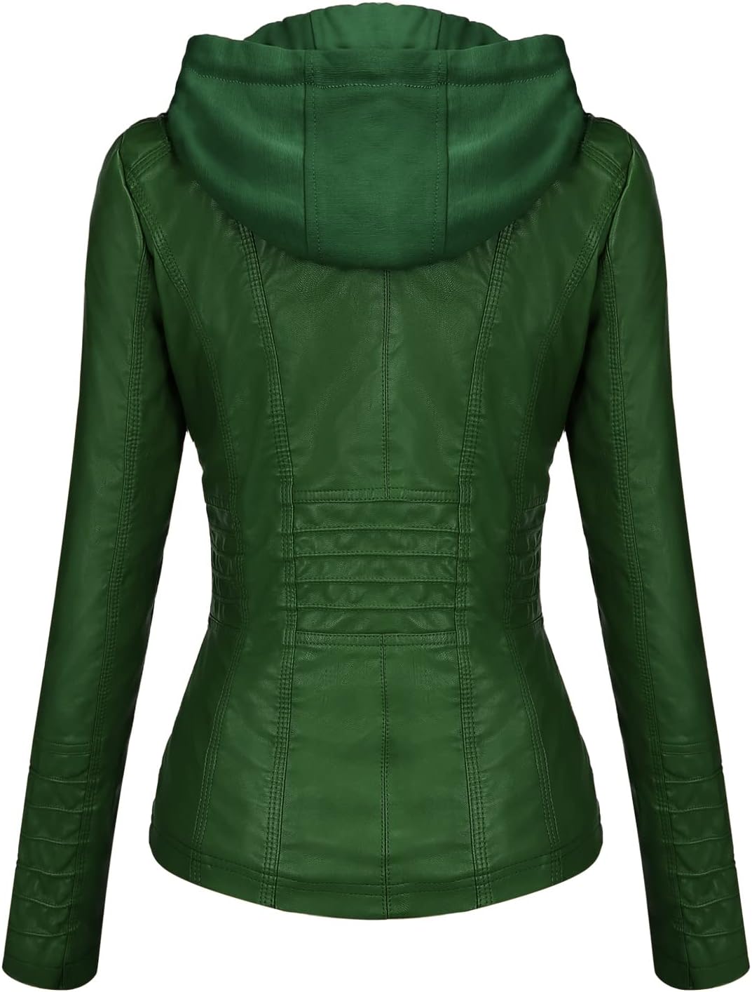 Tanming Womens Faux Leather Jacket Hooded Moto Biker Coat Outerwear Fall Fashion Outfits Winter Clothes-59