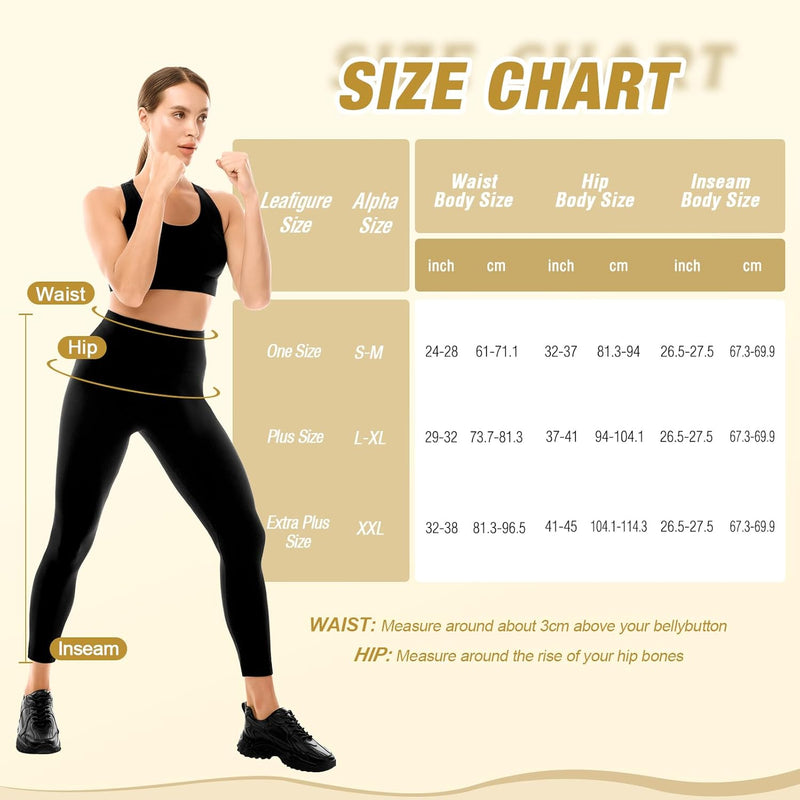CADITEX Leggings for Women, No See Through High Waisted Workout Yoga Leggings for Women