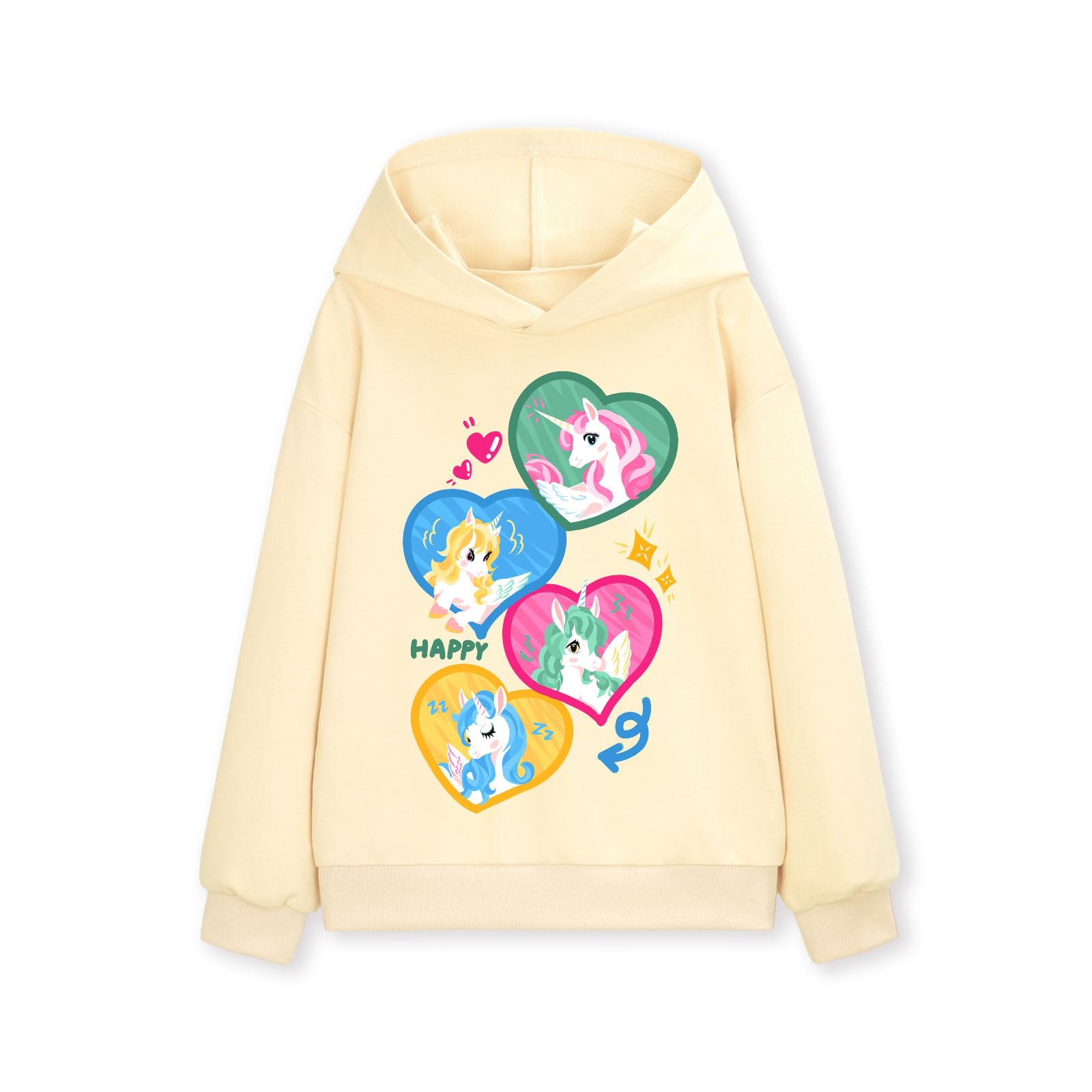 WELAKEN Sweatshirts for Girls Toddler & Kids II Little Girl's Pullover Tops Sweaters & Hoodies-81