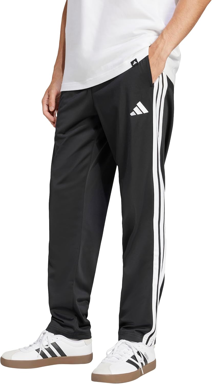 Adidas Mens 3-Stripes Tricot Open Hem Track Pants-85