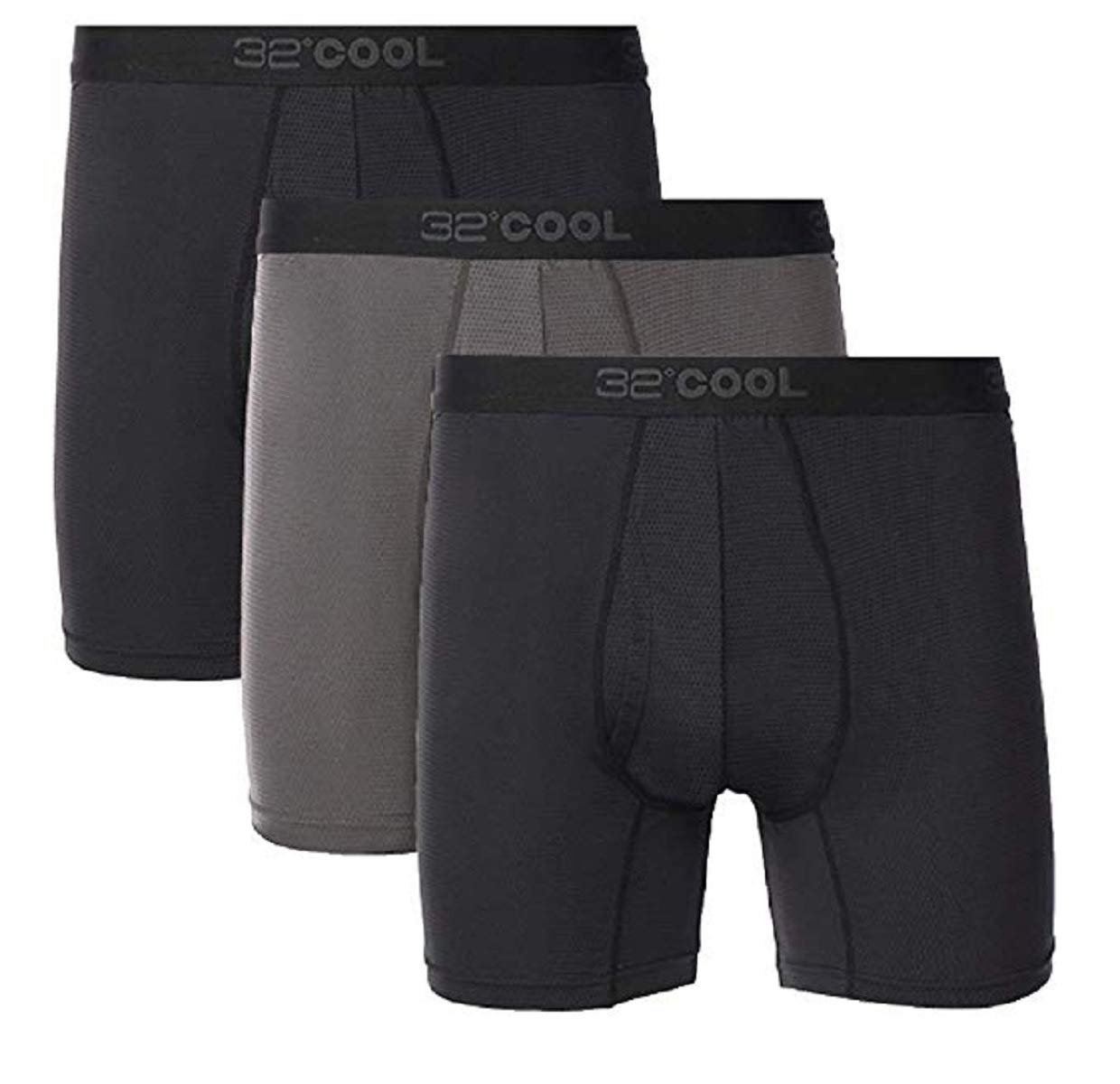 32 Degrees Mens 3 Pack Active Mesh Boxer Brief-6