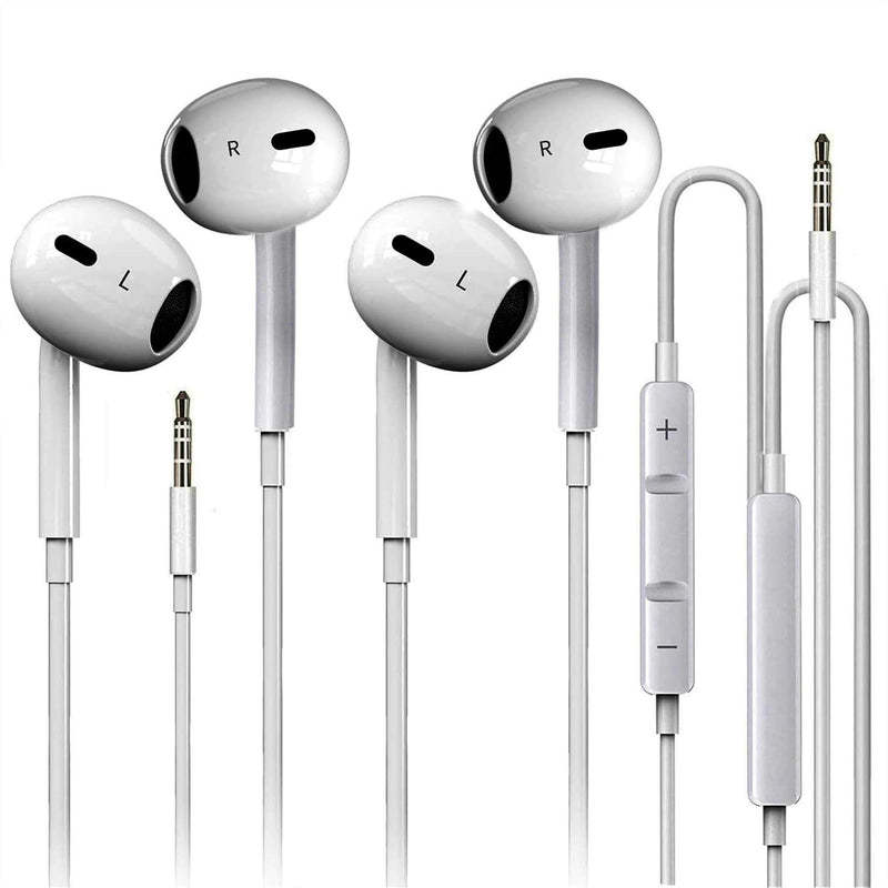 2 Pack-USB C Headphones for iPhone 17/16/15, Type C Earbuds Wired Earbuds with Microphone & Remote Control Noise Cancelling Earphones, Compatible with iPhone 17/16/15 Pro Max, iPad, Most USB C Jack