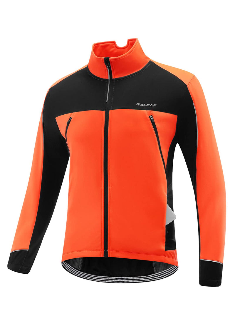 baleaf Men's Winter Jacket Windproof Softshell Thermal Warm Pockets Cycling Running Mountain Biking Cold Weather Gear-1