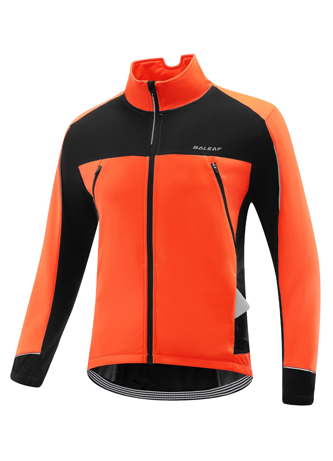 baleaf Men's Winter Jacket Windproof Softshell Thermal Warm Pockets Cycling Running Mountain Biking Cold Weather Gear-17
