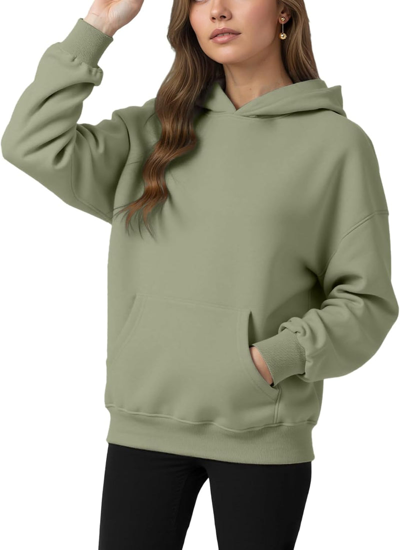 Womens Winter Fleece Hoodies Sweatshirts - Long Sleeve Pullover Sweaters With Pocket 2025 Fashion Outfits-21